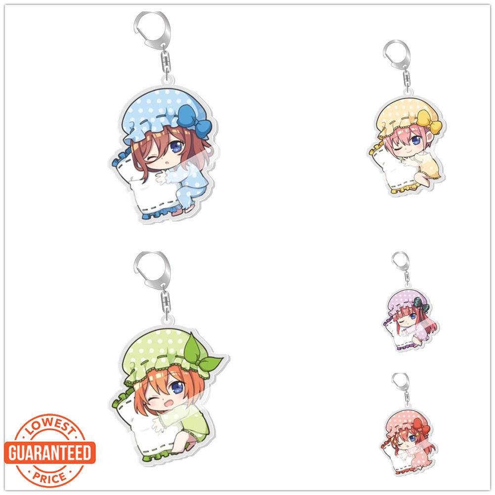 CAM Anime Tinh Chất Quintuplets Nakano Ichika Nino Miku Yotsuba Itsuki Acrylic Mặt Dây Chuyền Móc Kh