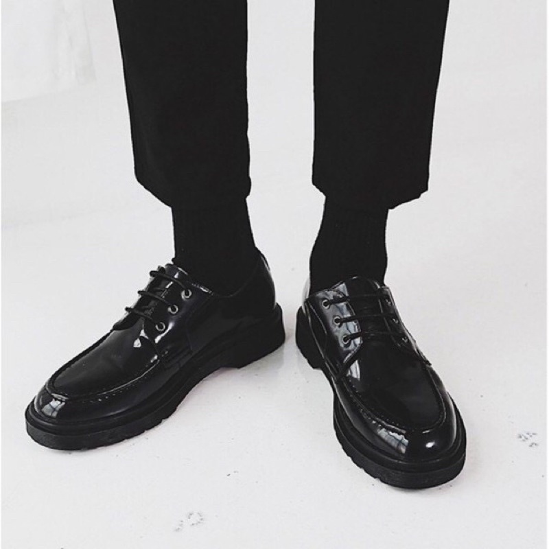 Giày đốc trơn da mềm, giày da nam MENTOR đế tăng chiều cao sang trọng lịch sự