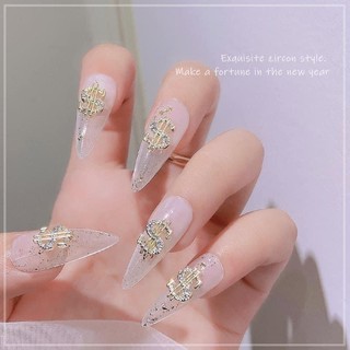 Charm đá Tết nail 2023