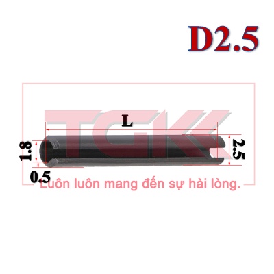 Chốt định vị vòng hở D2.5 (Túi 50)