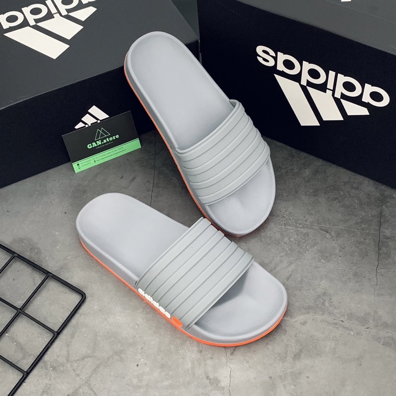 DÉP ADIDAS ADILETTE BÁNH MÌ ĐEN - Dép full box êm đẹp rạng ngời