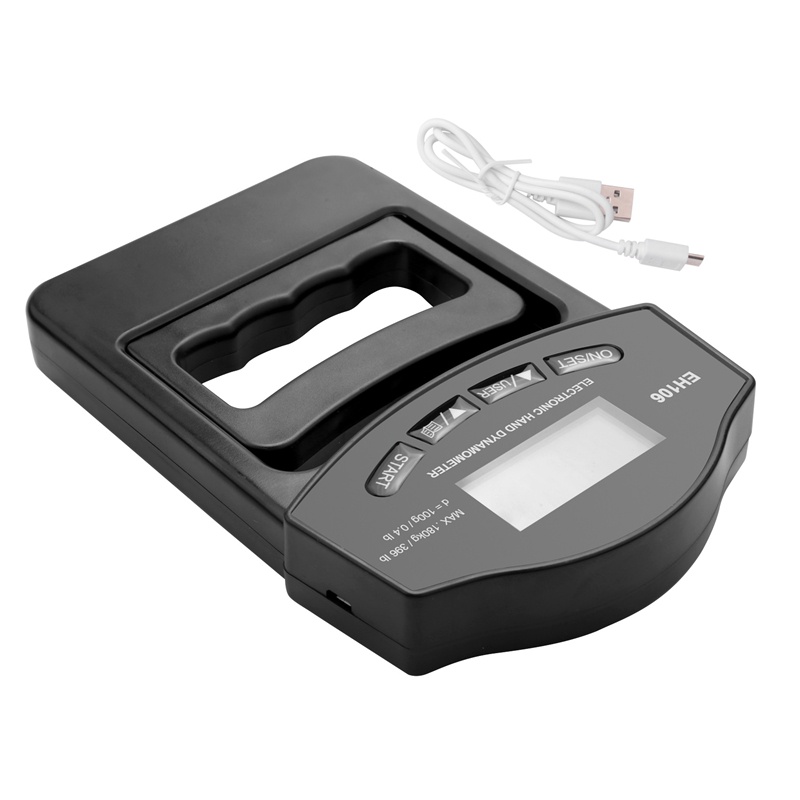 Máy Đo Lực Nắm Tay 396Lbs / 180Kg Màn Hình LCD