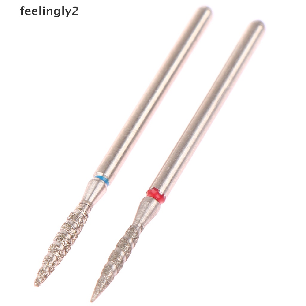 Bộ 2 Mũi Khoan Kim Cương 3 / 32 '' Chuyên Dụng Cho Máy Mài Móng