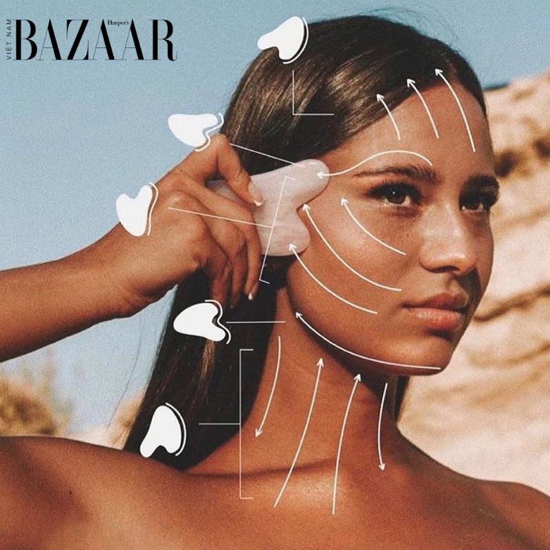 Dụng Cụ Massage Mặt Và Cơ Thể Gua Sha BellaDonna 41 [4 Màu]