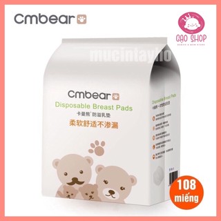 Miếng lót thấm sữa Cmbear - bịch 108 miếng siêu tiết kiệm