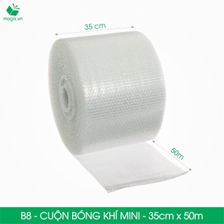 B8 - 35cm x 50m - Cuộn Bóng Khí - Màng xốp hơi - Xốp nổ - Gói hàng - Bọc hàng