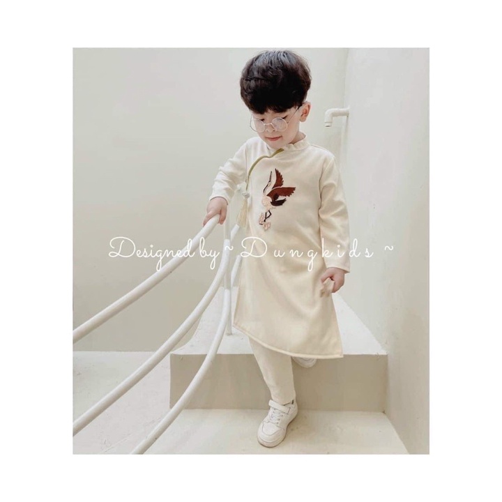 Áo dài bé trai Hãng Dungkids