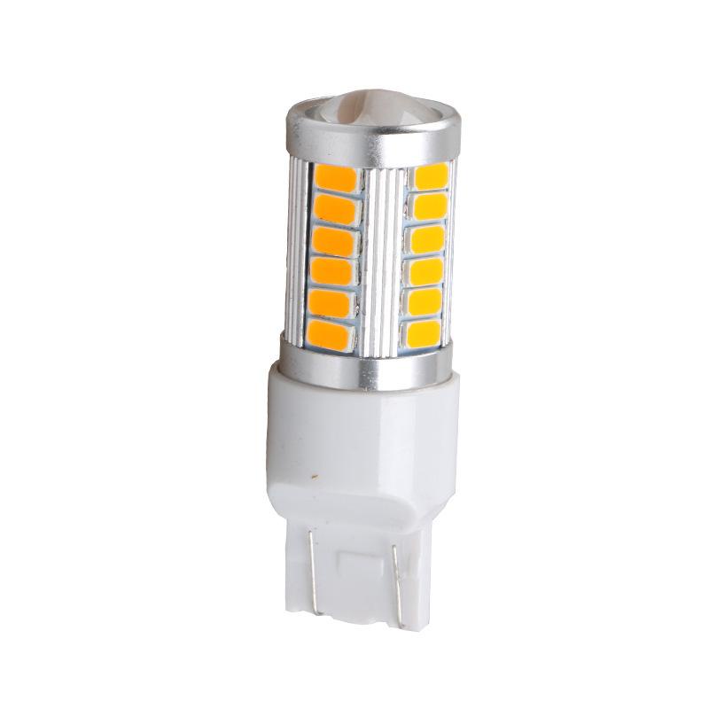 Bóng đèn LED siêu sáng T20 7443 5630 33SMD W21W 7443 W21/5W cho xe hơi
