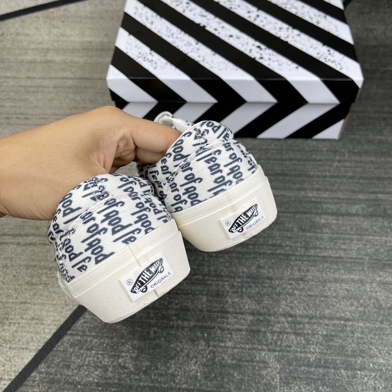 Giày cổ thấp - Vans FOG '' FEAR OF GOD V2 ' Nguyên Bản Dây Chữ