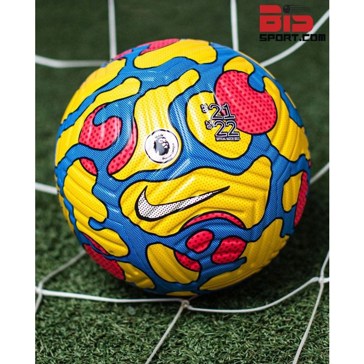Quả Banh Bóng Đá Nike Aerow Sculpt - Bóng Đúc Cao Cấp Loại 1 - Vàng Xanh Đỏ - Tặng Đầu Kim Bơm