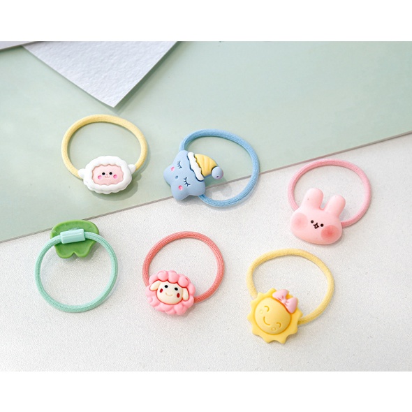Dây buộc tóc hoạt hình dễ thương phong cách Hàn Quốc dành cho bé DIY -  MyNa Mart