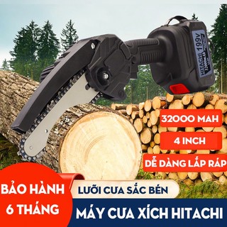 Máy cưa xích mini Hitachi 199V - Máy cưa xích pin cầm tay - Máy cưa xích Hitachi - Pin 10 cell