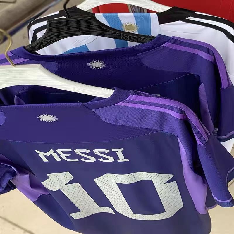 Áo Bóng Đá Tay Dài Màu Tím Số 22-23 Argentina
