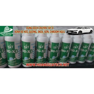 Dung dịch tẩy ố kính xe - hg x1 hardwater stain remover for car 1000 ml