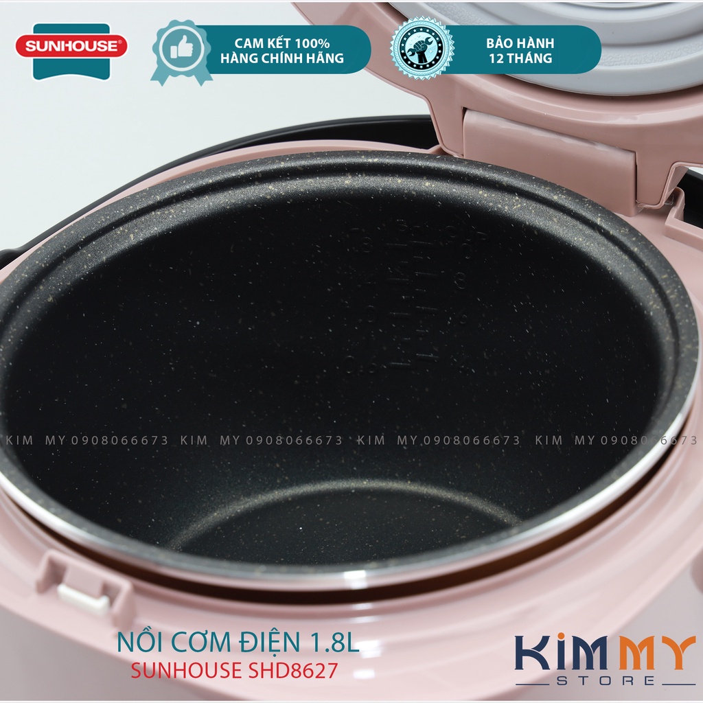 NỒI CƠM ĐIỆN 1.8L SUNHOUSE SHD8627