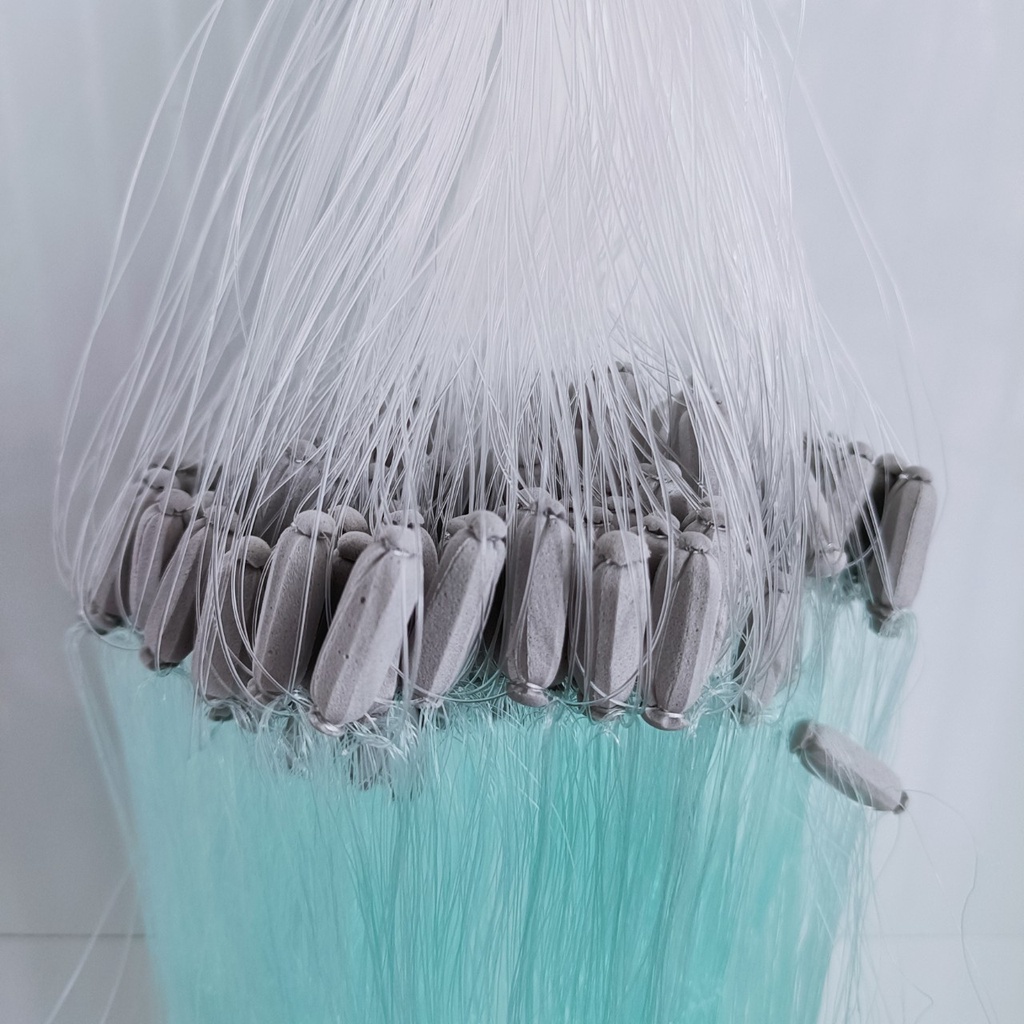 Lưới đánh cá 3 lớp cao 1.2m dài 100m then 4, then 5, then 6, then 7