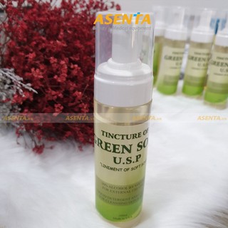 Dung Dịch Vệ Sinh Xăm Green Soap pha sẵn 200ml
