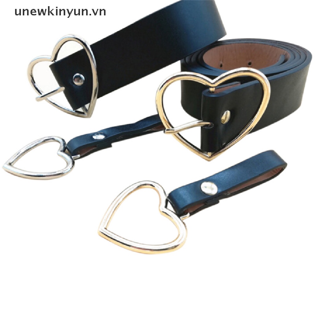 Thắt Lưng Da Khóa Tròn Kim Loại Phong Cách Boho Thời Trang Cho Nữ