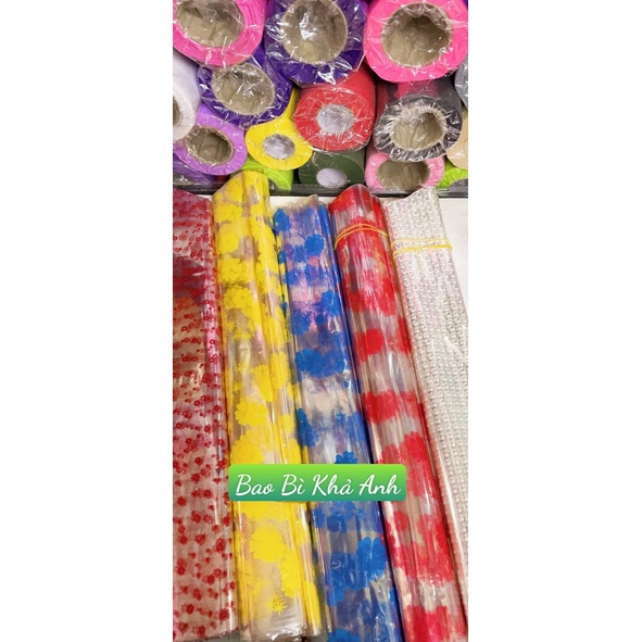 Túi giấy kiếng gói quà tết size nhỏ 40x60cm 50x70cm, bao gói quà 2024