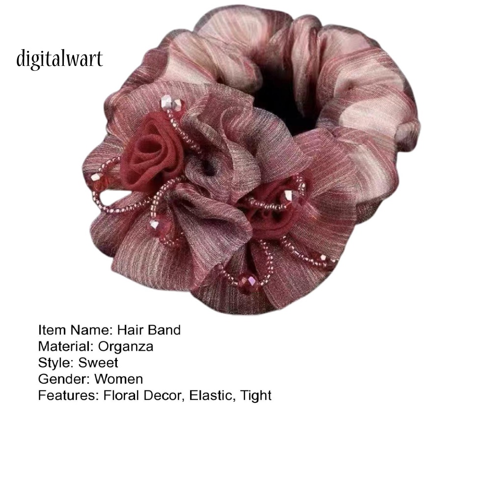 Kỹ Thuật Số| Dây Cột Tóc Đuôi Ngựa Co Giãn Cao Thời Trang Cho Nữ