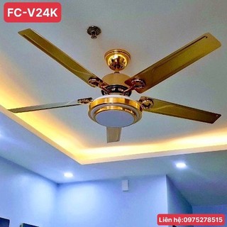 [Tặng Kèm Móc Treo Quạt- Hàng Loại I] Quạt Trần Có Đèn DC 6 Số Lõi Đồng Tiết KIệm Điện,3 Chế Độ Đèn LED[ Bảo Hành 5 Năm]