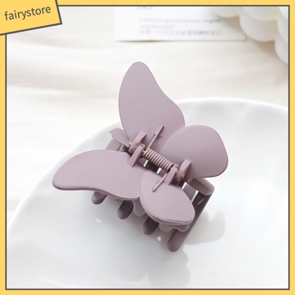 Kẹp Tóc Màu Trơn Chống Trượt Kiểu Dáng Đơn Giản Cho Nữ