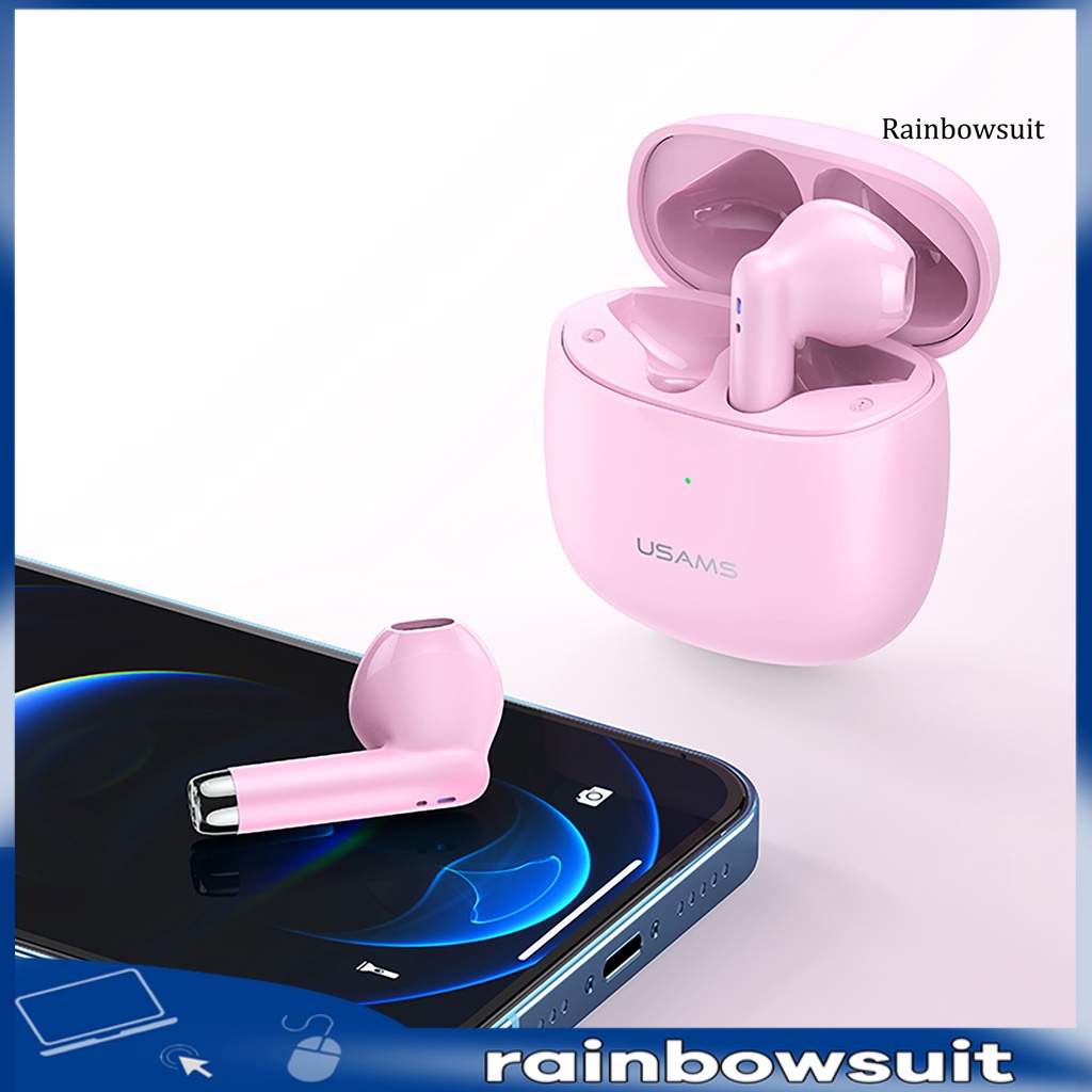 Bộ Tai Nghe Thể Thao Nhét Tai Không Dây Bluetooth 5.0 Chống Nước Độ Nhạy Cao USAMS