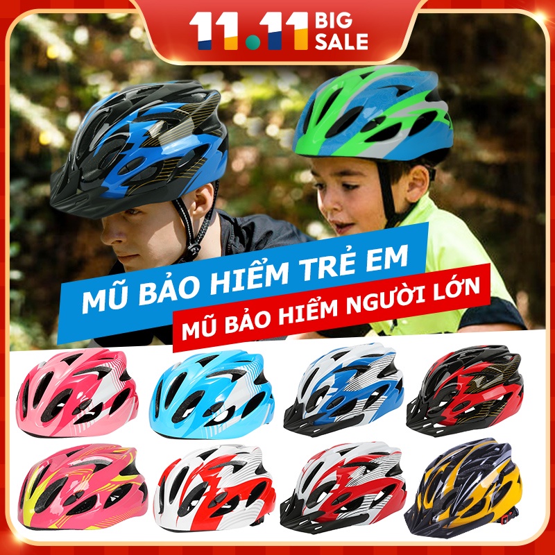 [Giao hàng 24h] Mũ bảo hiểm trẻ em đi xe đạp siêu nhẹ Mũ bảo hiểm an toàn cho xe đạp thể thao 3-8 years old