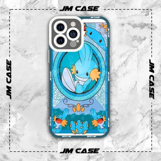 Ốp lưng iphone samsung xiaomi oppo cạnh vuông JMCase Mizugorou Mudkip Anime Manga Pokemon