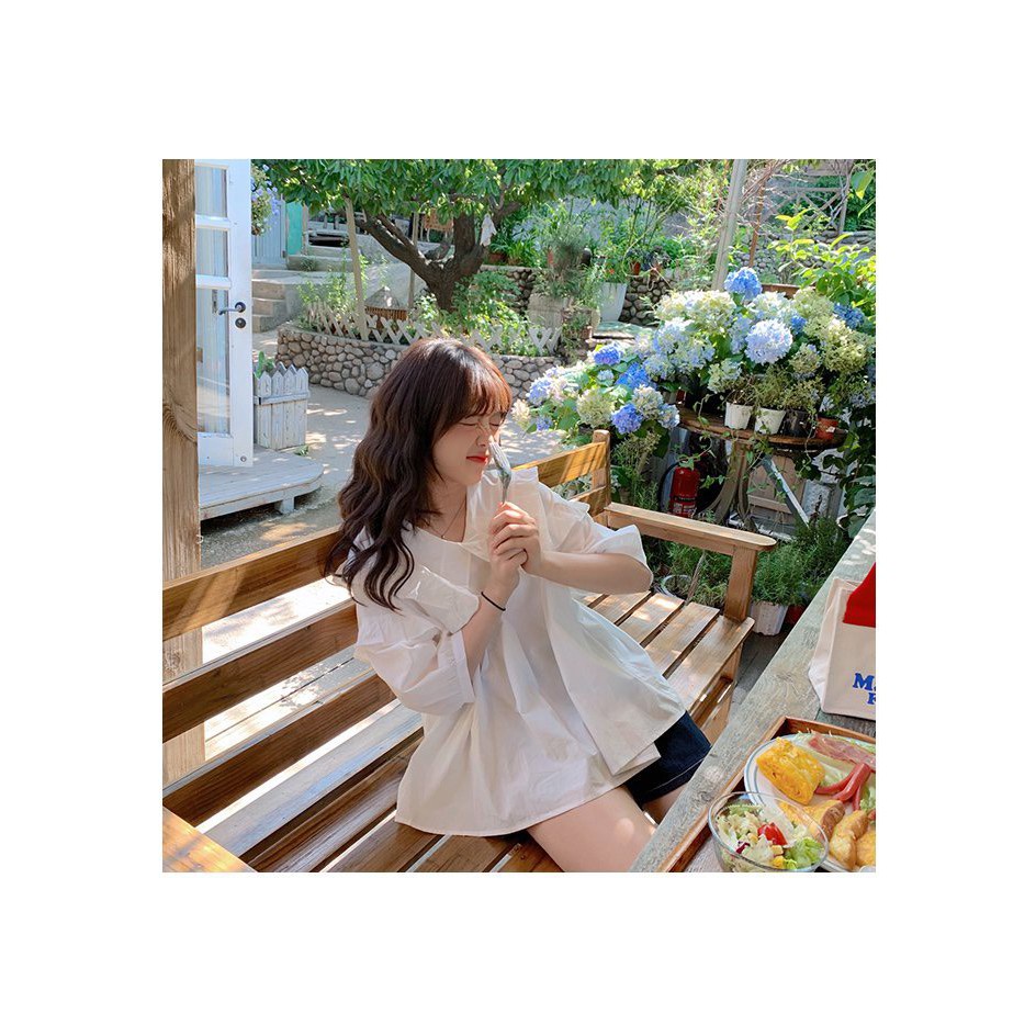 Áo Sơ mi nữ dài tay FIINTASY ENT.666 phong cách Ulzzang Unisex - Made by Fiin