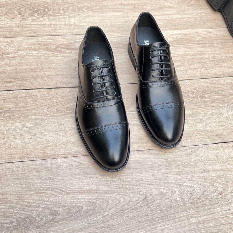 Giày da nam da bò phong cách công sở - đế khâu chắc chắn