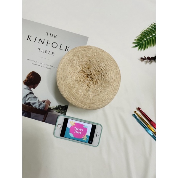 Sợi Tencel - Sợi chập 4 cỡ 0.8mm - Sợi mền, mát và bóng nhẹ - Dùng cho đan móc áo, váy bikini, áo dài...