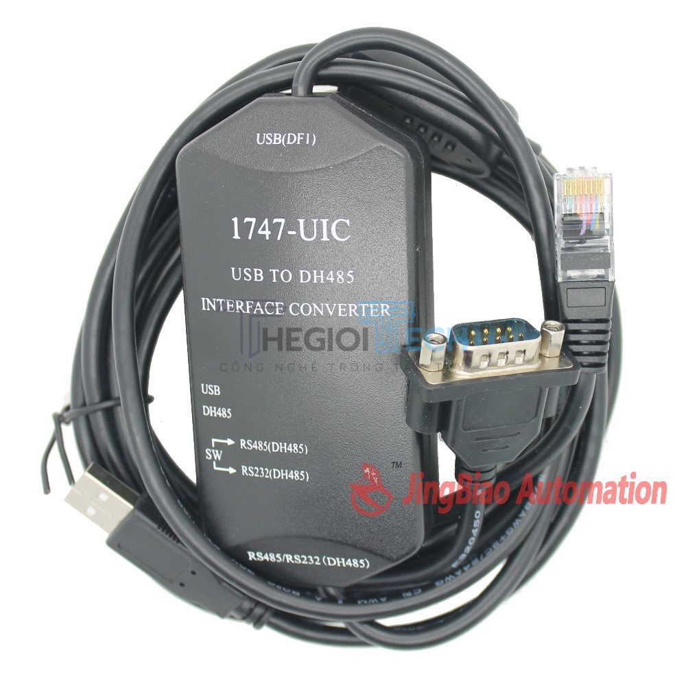 1747-UIC Cáp Lập Trình USB Sang DH485 - USB Sang 1747-PIC Cho Chipset Allen Bradley SLC 5 FTDI