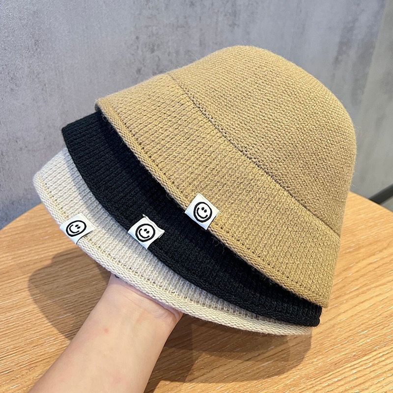 Bán Chạy#Mũ Bucket Len Dệt Kim Mỏng Phong Cách Thời Trang Nhật Bản Dành Cho Bé Trai Và Bé Gái