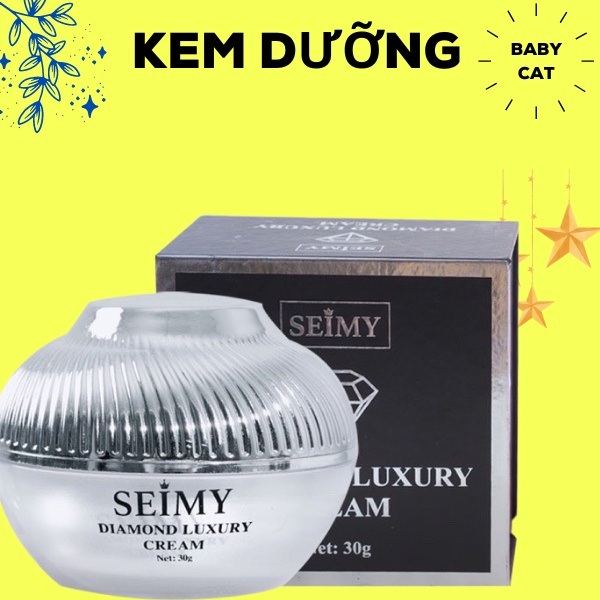 Kem dưỡng da mặt ban đêm face nhau thai Seimy - Diamond Luxury dưỡng trắng , cấp ẩm, mờ nám, giảm mụn
