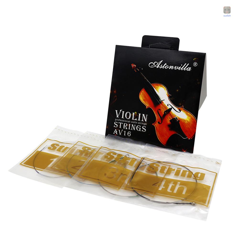 Bộ Dây Đàn Violin Lõi Niken Thông Dụng (E-A-D-G) Bằng Thép Niken Cho Đàn Violin 4 / 4 3 / 4 1 / 2 1 / 4 1 / 8 1 / 8
