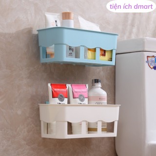 khay dán tường đa năng đựng đồ nhà bếp nhỏ gọn, kệ gia vị dán tường kệ nhà tắm dán tường 5698