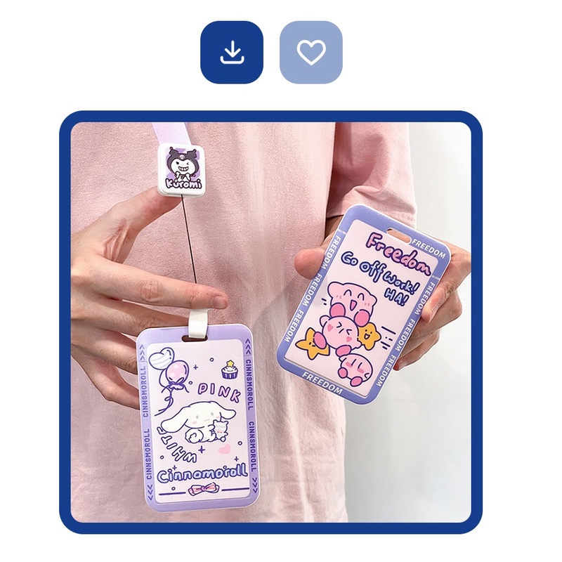 Dây Đeo Thẻ ID Co Giãn Màu Trơn Kèm Khóa Cài Tiện Dụng