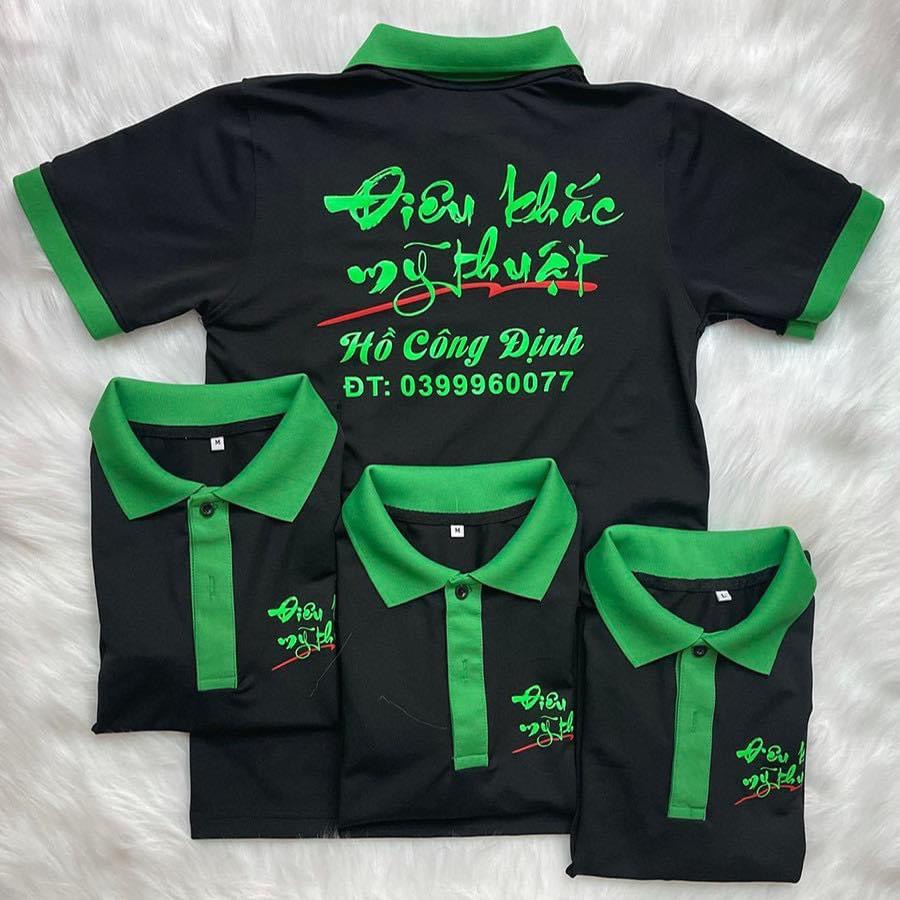 Áo đồng phục nhóm. công ty, gia đình, hội nhóm Chất vải poly thoáng mát, co giản 4 chiều phôi theo cầu