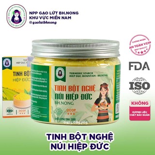 Tinh bột nghệ nguyên chất núi hiệp đức cô gái bh.nong - hỗ trợ tiêu hóa, làm đẹp da 200gr