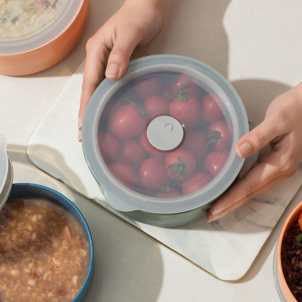 Hộp Đựng Cơm Trưa Hình Tròn Chống Tràn Hiệu Quả KENT1