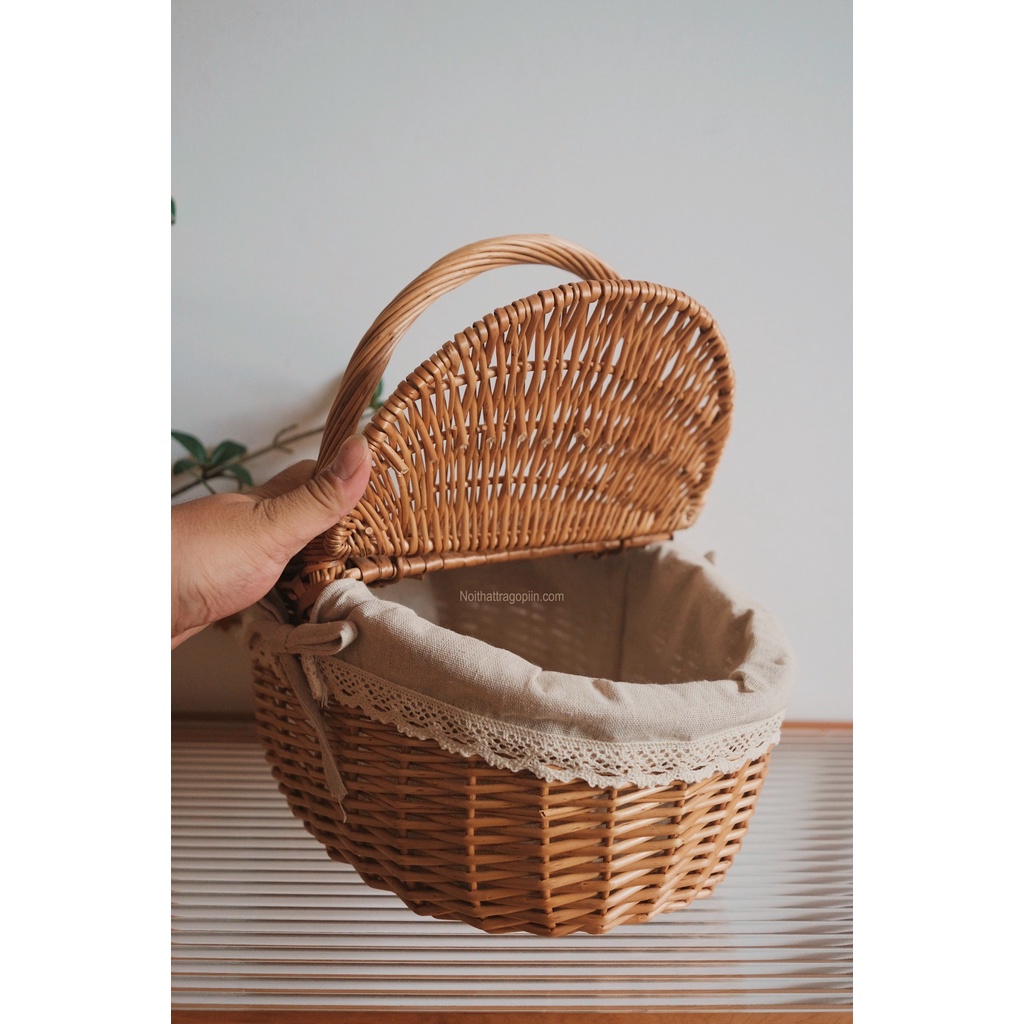 Giỏ mây picnic