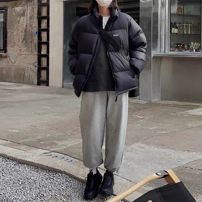 Áo phao béo dáng ngắn