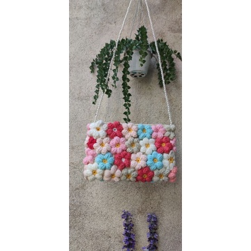 Túi Hoa len ghép Lala