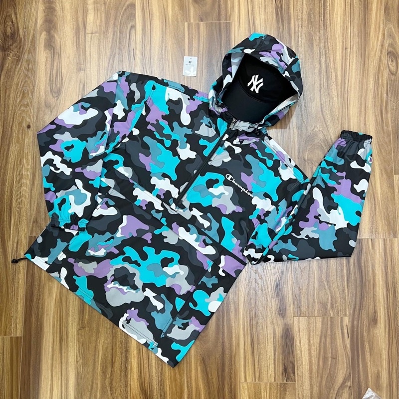 Áo gió Champion chui đầu