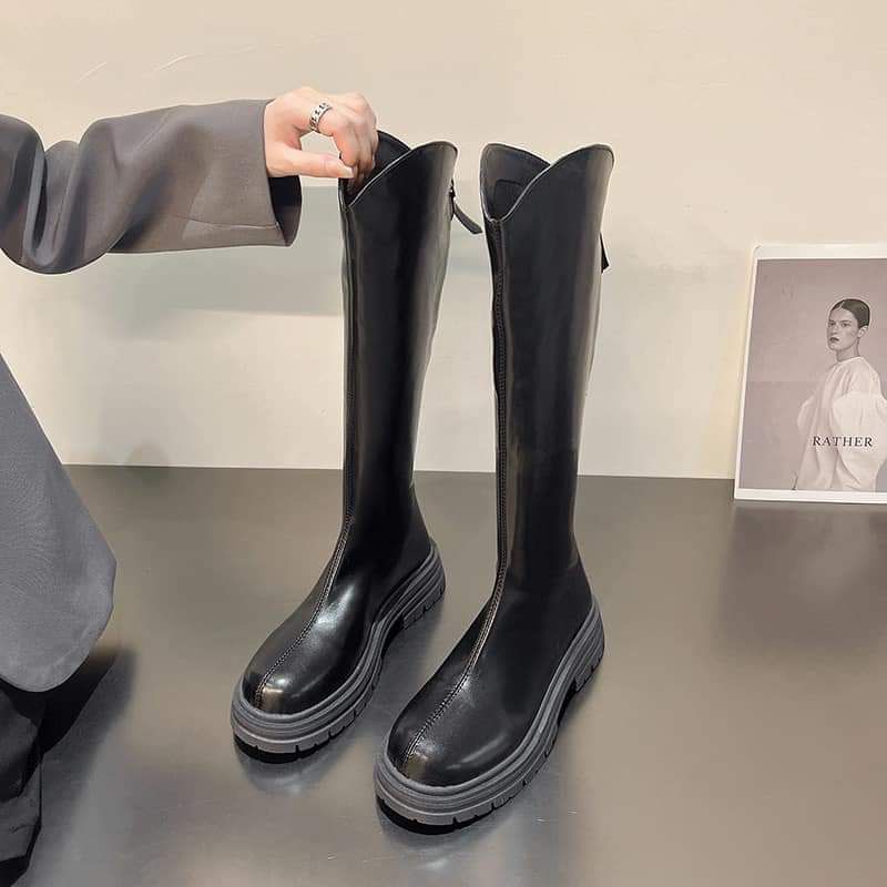 Boot da nữ, boot đùi nữ cao 5cm