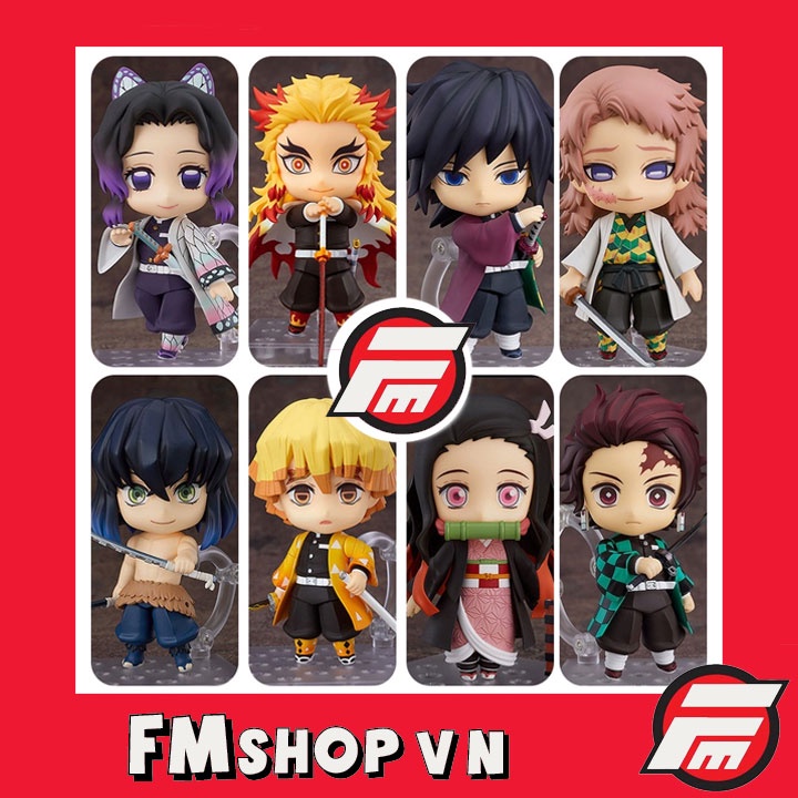 🌟GIÁ SIÊU RẺ 🌟MÔ HÌNH NENDOROID KIMETSU NO YAIBA- TANJIRO- NEZUKO- ZENITSU- INOSUKE- RENGOKU- GIYU- SHINOBU