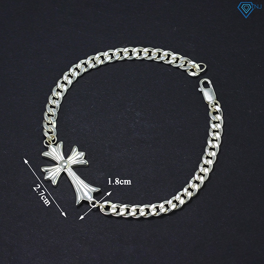 Vòng tay nam bạc thật hình thánh giá cá tính LTA0056 - Trang Sức TNJ