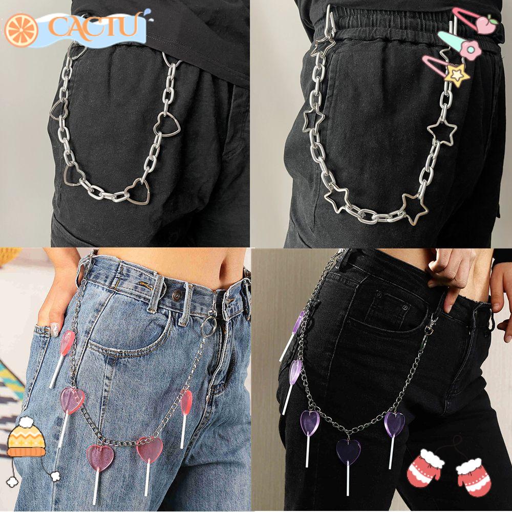 Móc Khóa Dây Xích Đeo Thắt Lưng Quần Jean Phong Cách Hip Hop Cổ Điển