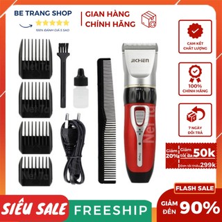 Tông Đơ Cắt Tóc Gia Đình Chuyên Nghiệp JICHEN JC-0817 Cao Cấp Tặng 2 Kéo + 2 Lấy Ráy Tai